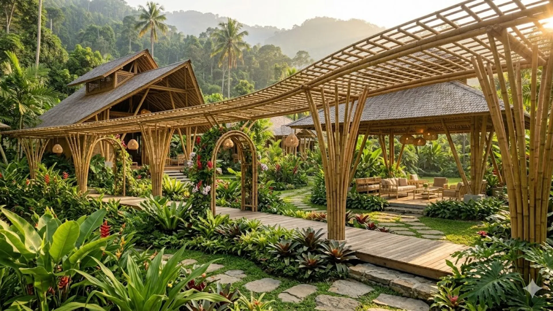Natural Bamboo Landscape Architecture
